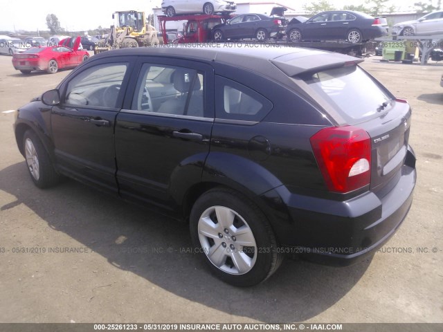 1B3JB48B57D502096 - 2007 DODGE CALIBER SXT BLACK photo 3