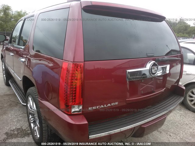 1GYFK63877R244043 - 2007 CADILLAC ESCALADE LUXURY MAROON photo 3