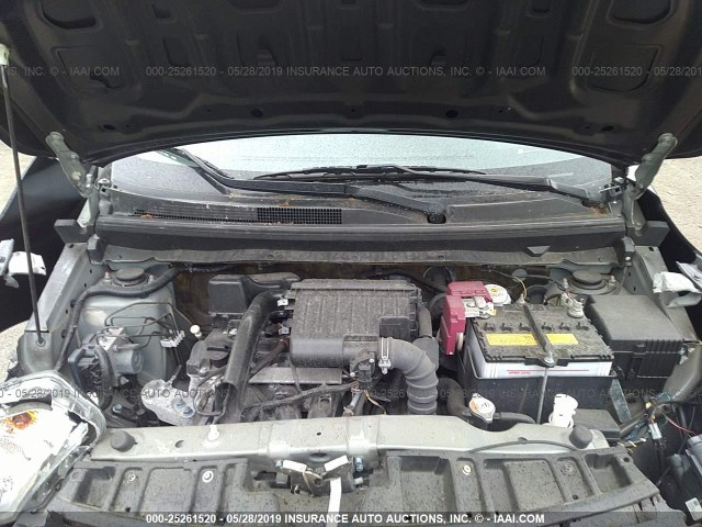 ML32F3FJ5HHF18715 - 2017 MITSUBISHI MIRAGE G4 ES შავი ფოტო 10