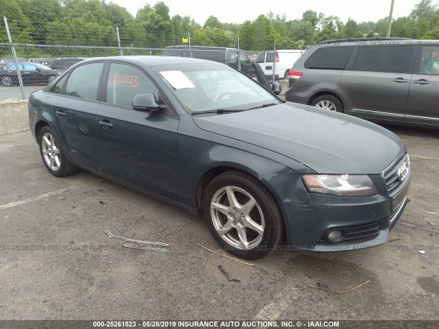 WAULF78KX9N042148 - 2009 AUDI A4 2.0T QUATTRO BLUE photo 1