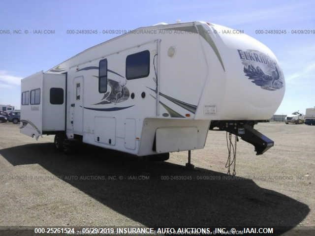 5SFSG3729BE213870 - 2011 HEARTLAND ELKRIDGE 5TH WHEEL  თეთრი ფოტო 1