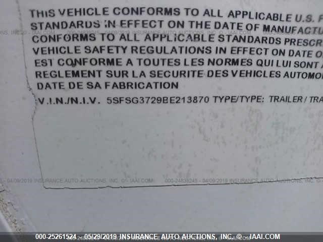 5SFSG3729BE213870 - 2011 HEARTLAND ELKRIDGE 5TH WHEEL  თეთრი ფოტო 9