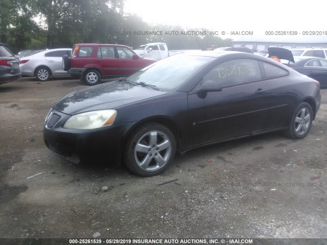 1G2ZH158864149444 - 2006 PONTIAC G6 GT BLACK photo 2