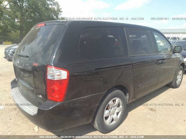 KNDMB233066097364 - 2006 KIA SEDONA EX/LX BLACK photo 4