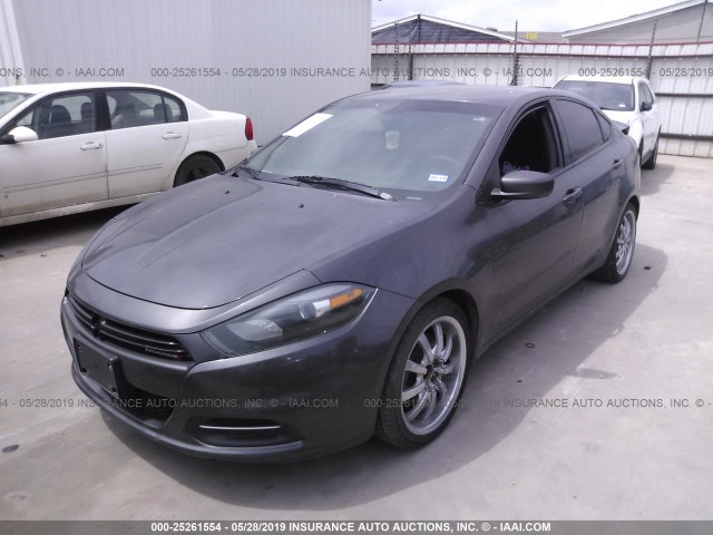 1C3CDFBBXFD211926 - 2015 DODGE DART SXT BLACK photo 2