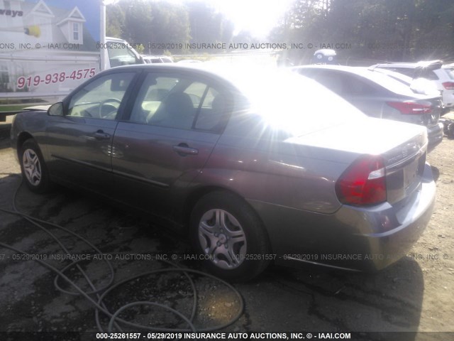 1G1ZS53F96F161010 - 2006 CHEVROLET MALIBU LS 灰色 照片 3