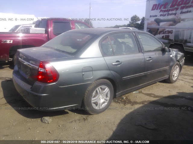 1G1ZS53F96F161010 - 2006 CHEVROLET MALIBU LS 灰色 照片 4