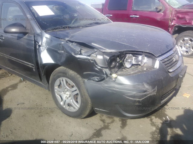 1G1ZS53F96F161010 - 2006 CHEVROLET MALIBU LS 灰色 照片 6