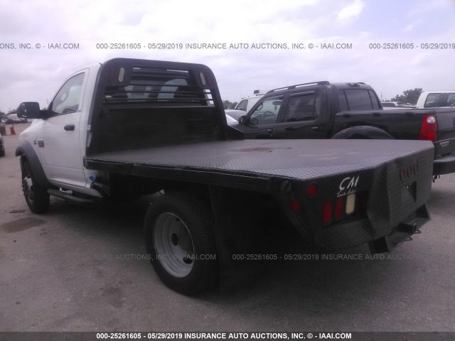 3C7WDKALXCG124315 - 2012 DODGE RAM 4500 ST/SLT WHITE photo 3