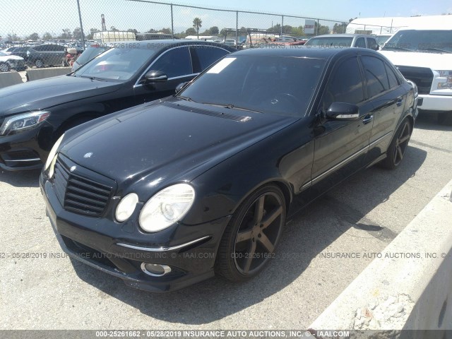 WDBUF56X99B394213 - 2009 MERCEDES-BENZ E 350 BLACK photo 2