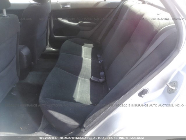 1HGCM551X7A166323 - 2007 HONDA ACCORD VALUE SILVER photo 8