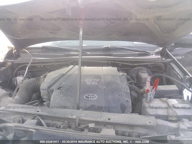 3TMJU62N08M068134 - 2008 TOYOTA TACOMA DOUBLE CAB PRERUNNER BLACK photo 10