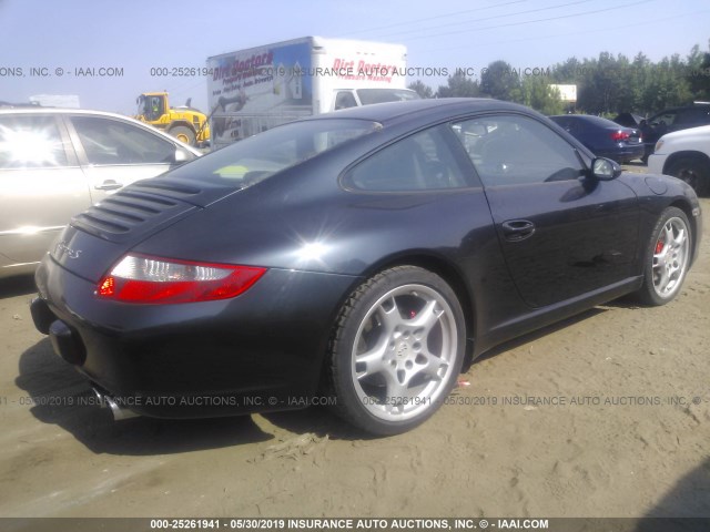 WP0AB29996S741000 - 2006 PORSCHE 911 CARRERA S GRAY photo 4