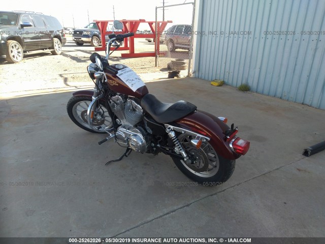 1HD4CR2118K412364 - 2008 HARLEY-DAVIDSON XL883 L BURGUNDY photo 3