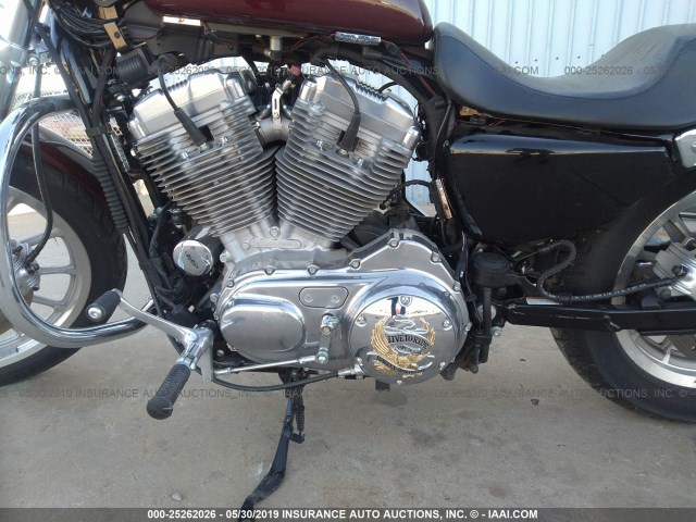 1HD4CR2118K412364 - 2008 HARLEY-DAVIDSON XL883 L BURGUNDY photo 9