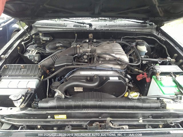 5TEGN92N53Z260556 - 2003 TOYOTA TACOMA DOUBLE CAB PRERUNNER BLACK photo 10