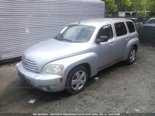 3GNCA13BX9S625001 - 2009 CHEVROLET HHR LS Күміс фото 2