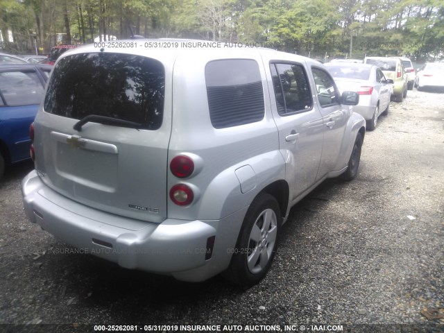 3GNCA13BX9S625001 - 2009 CHEVROLET HHR LS Күміс фото 4