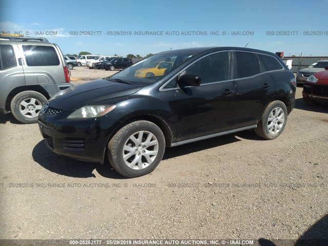 JM3ER293370160167 - 2007 MAZDA CX-7 BLACK photo 2