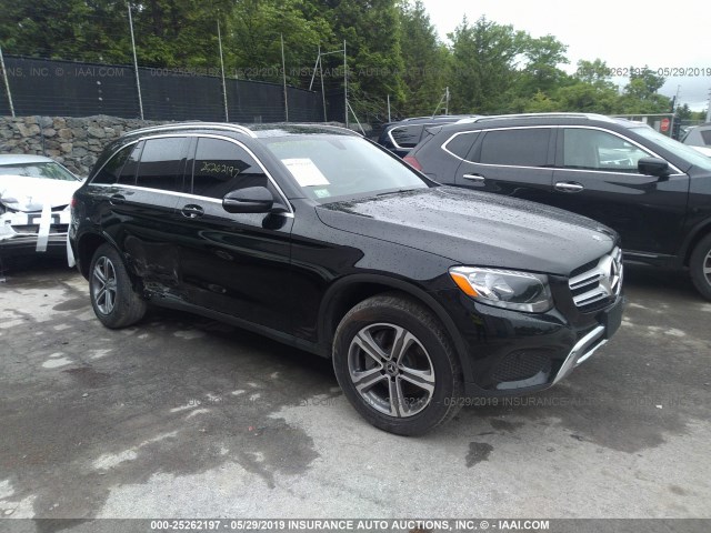 WDC0G4KB0KF582449 - 2019 MERCEDES-BENZ GLC 300 4MATIC BLACK photo 1