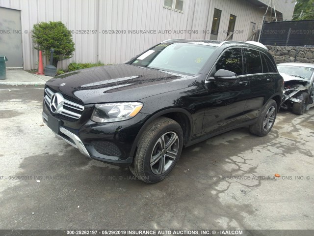 WDC0G4KB0KF582449 - 2019 MERCEDES-BENZ GLC 300 4MATIC BLACK photo 2