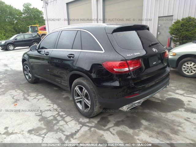 WDC0G4KB0KF582449 - 2019 MERCEDES-BENZ GLC 300 4MATIC BLACK photo 3