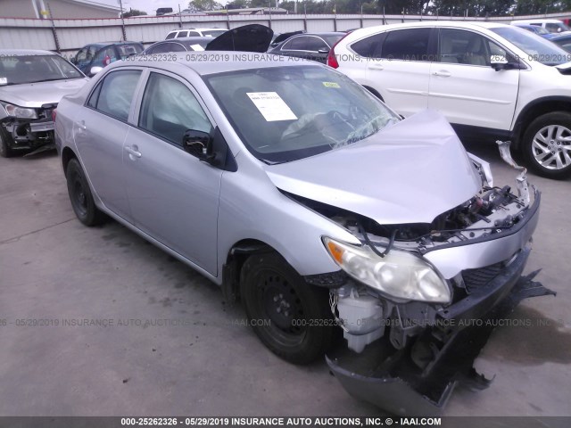 1NXBU4EE2AZ317146 - 2010 TOYOTA COROLLA S/LE/XLE SILVER photo 1