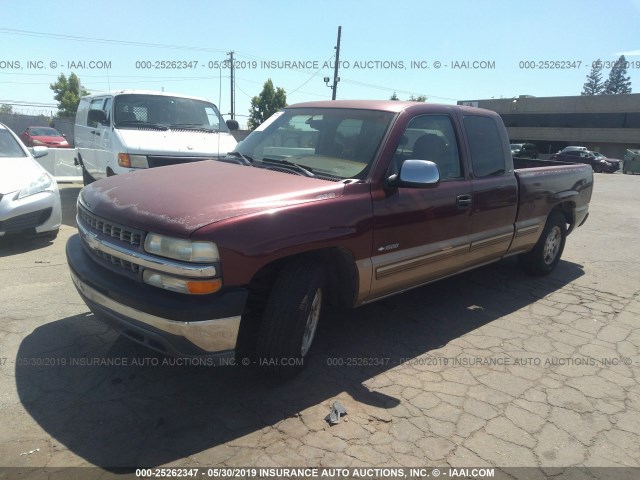 2GCEC19T3X1199267 - 1999 CHEVROLET SILVERADO C1500 BURGUNDY photo 2