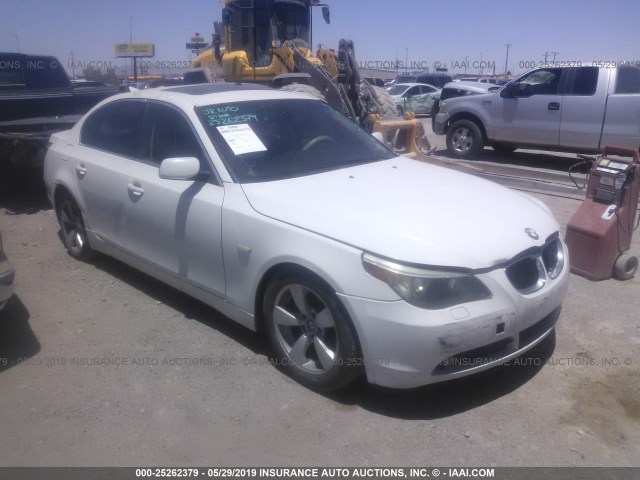 WBANA53595B861676 - 2005 BMW 525 I WHITE photo 1