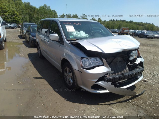 2C4RDGBG2CR380547 - 2012 DODGE GRAND CARAVAN SE SILVER photo 1