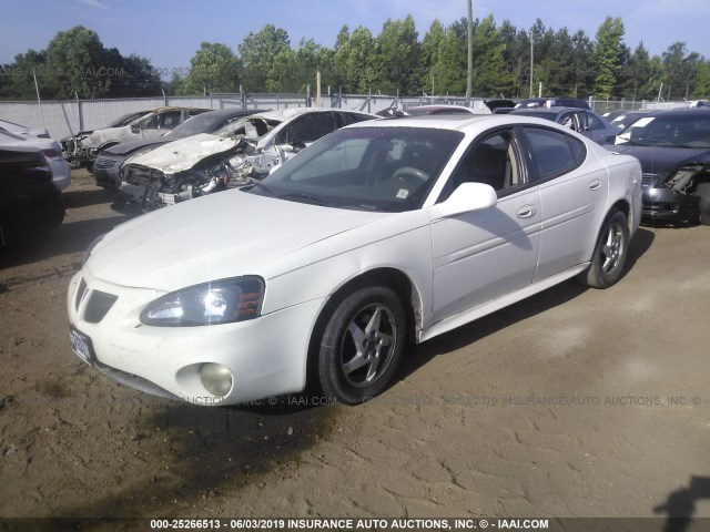 2G2WS522X41270111 - 2004 PONTIAC GRAND PRIX GT2 WHITE photo 2