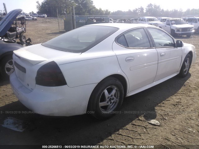2G2WS522X41270111 - 2004 PONTIAC GRAND PRIX GT2 თეთრი ფოტო 4