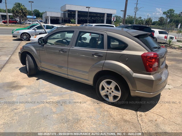 1B3HB48B08D672947 - 2008 DODGE CALIBER SXT GRAY photo 3