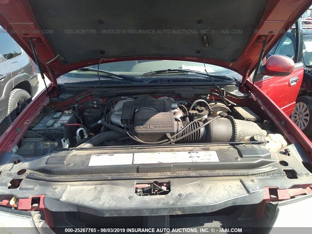 5LMFU28A2YLJ25348 - 2000 LINCOLN NAVIGATOR 红色 照片 10