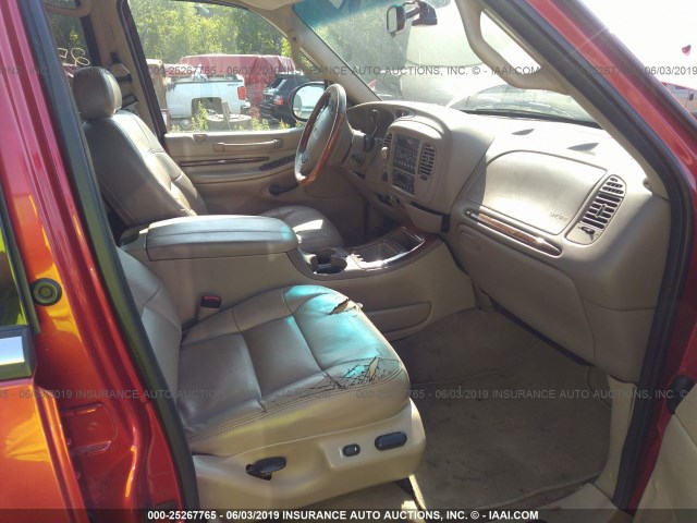 5LMFU28A2YLJ25348 - 2000 LINCOLN NAVIGATOR 红色 照片 5