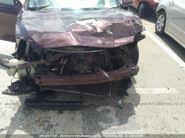 JTKDE177260065560 - 2006 TOYOTA SCION TC ბურგუნდია ფოტო 6