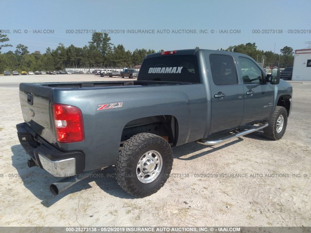 1GCHC23697F532070 - 2007 CHEVROLET SILVERADO C2500 HEAVY DUTY BLUE photo 4