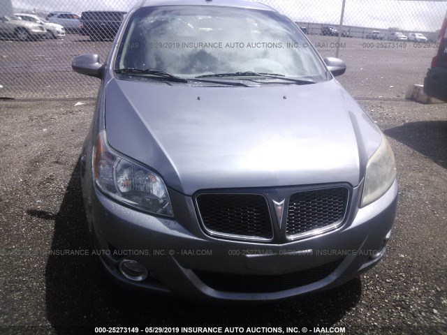 KL2TD66E89B661013 - 2009 PONTIAC G3 SILVER photo 6