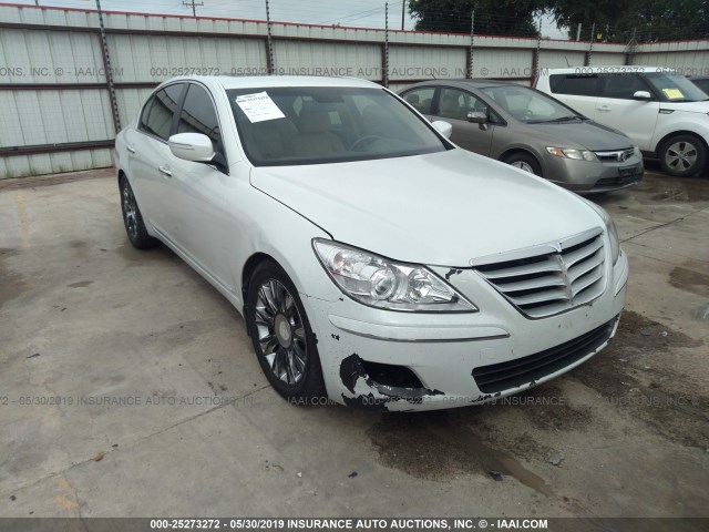 KMHGC46E99U038926 - 2009 HYUNDAI GENESIS 3.8L WHITE photo 1