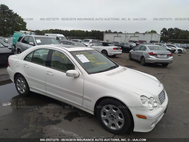 WDBRF92J86F763470 - 2006 MERCEDES-BENZ C 280 4MATIC WHITE photo 1