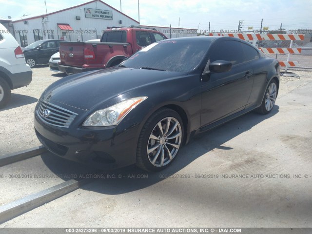 JNKCV64EX8M120205 - 2008 INFINITI G37 BLACK photo 2