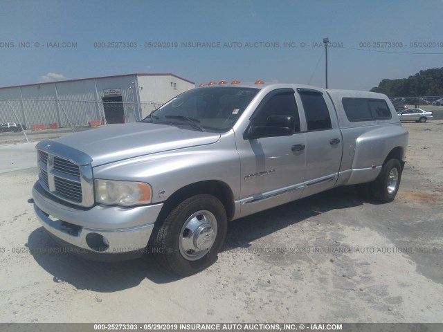 3D7MA48CX4G272633 - 2004 DODGE RAM 3500 ST/SLT SILVER photo 2