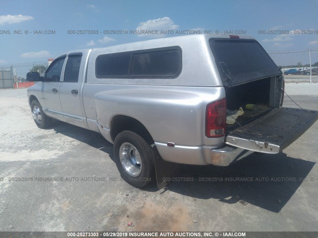 3D7MA48CX4G272633 - 2004 DODGE RAM 3500 ST/SLT SILVER photo 3