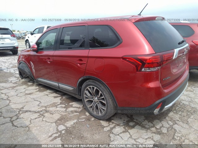 JA4AD3A31GZ013844 - 2016 MITSUBISHI OUTLANDER SE/SEL RED photo 3