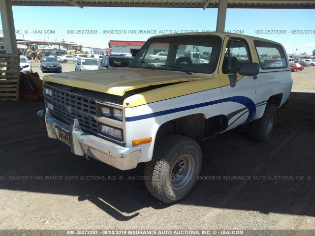 CKY184F126690 - 1974 CHEVROLET BLAZER WHITE photo 2