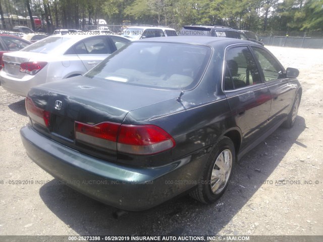 1HGCG66541A008016 - 2001 HONDA ACCORD LX 绿色 照片 4