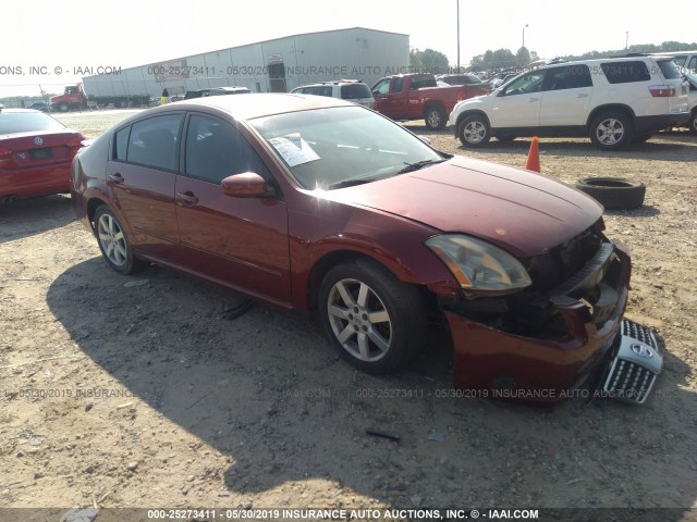 1N4BA41E27C837953 - 2007 NISSAN MAXIMA SE/SL RED photo 1