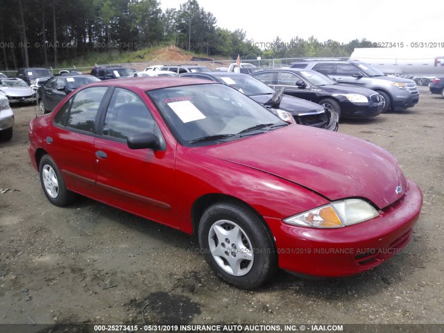 1G1JC524927443162 - 2002 CHEVROLET CAVALIER CNG RED photo 1