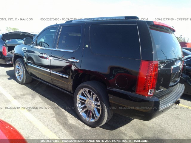 1GYS4FEJXCR229152 - 2012 CADILLAC ESCALADE PLATINUM HYBRID BLACK photo 3