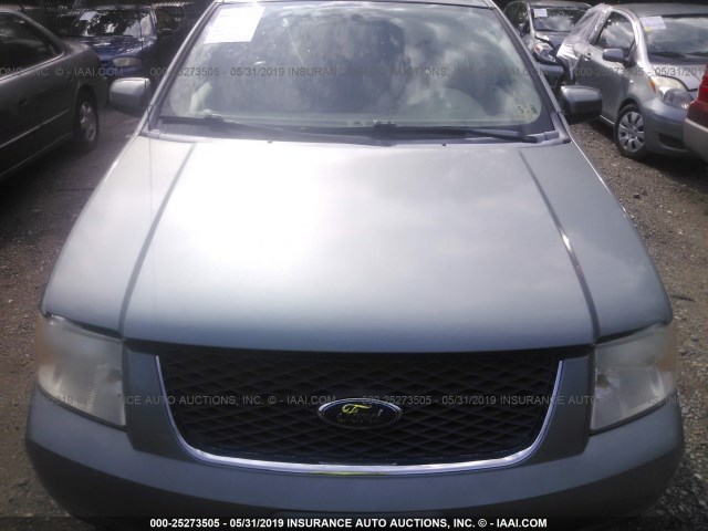 1FMDK02117GA35063 - 2007 FORD FREESTYLE SEL GREEN photo 6